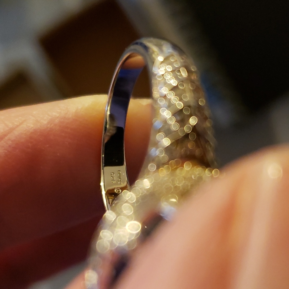 Sterling Silver 19 kt cubit zirconium total. - Picture 6 of 9